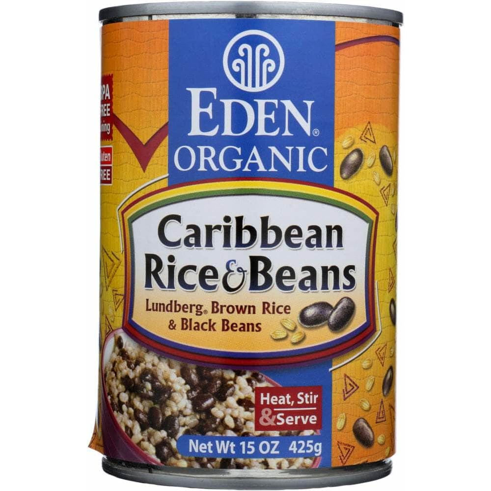 EDEN FOODS Grocery > Meal Ingredients > Canned Food EDEN FOODS: Organic Caribbean Rice and Beans, 15 oz