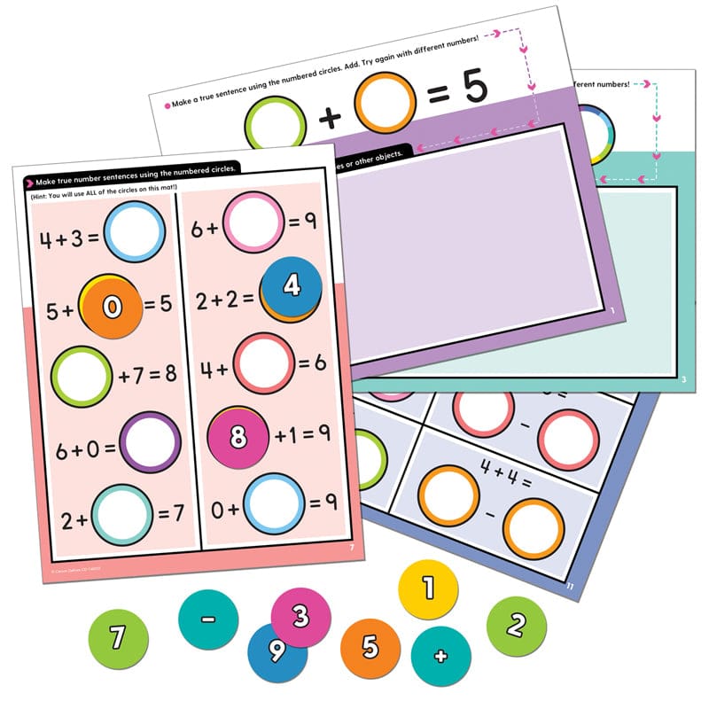 Edu Clings Center Number Sentences Silicone (Pack of 6) - Manipulative Kits - Carson Dellosa Education