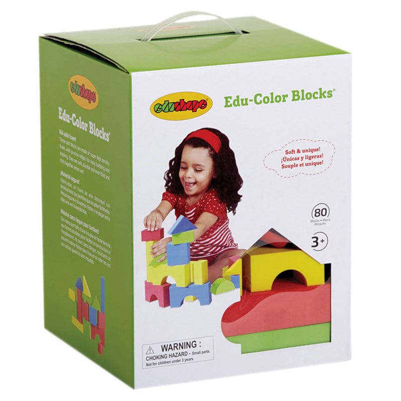 Educolor Blocks 80 Pieces - Blocks & Construction Play - Edushape