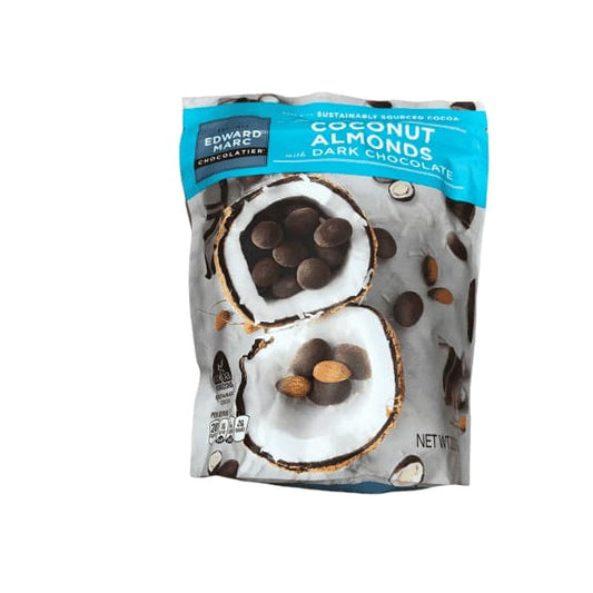 Edward Marc Chocolatier Coconut Almonds Dark Chocolate 32 oz. - ShelHealth.Com