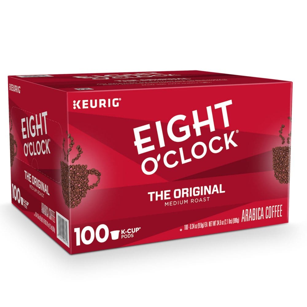 Eight O’Clock The Original Coffee K-Cup Pods (100 ct.) - Coffee Tea & Cocoa - Eight O’Clock