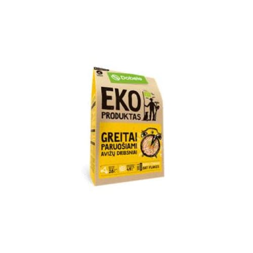 EKO DOBELE Organic Fast Prepared Oatflakes 17.64 oz. (500 g.) - Dobele
