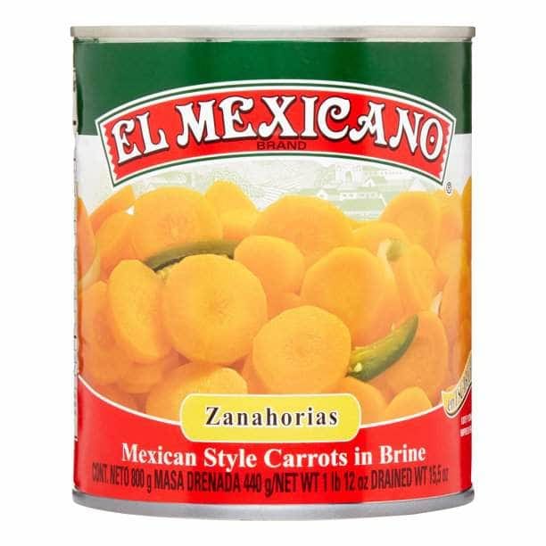 EL MEXICANO Grocery > Meal Ingredients > Canned Food EL MEXICANO: Zanahorias Mexican Style Carrots In Brine, 26 oz