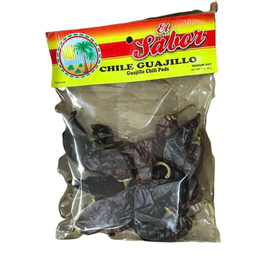 El Sabor Chile Guajillo, Chili Pods, 3 oz - ShelHealth.Com