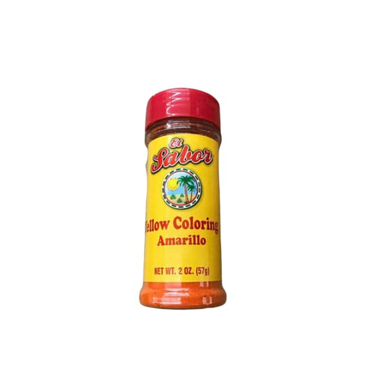 El Sabor Yellow Coloring Amarillo, 2 oz - ShelHealth.Com