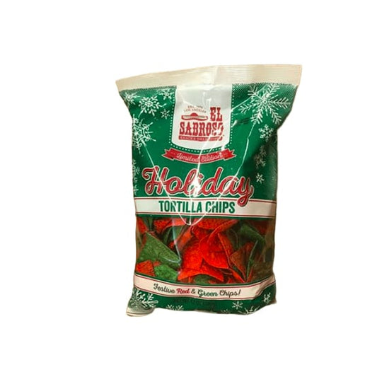 El Sabroso Holiday Tortilla Chips, 12 oz - ShelHealth.Com
