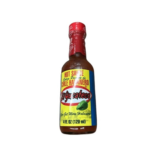 El Yucateco Chile Habanero Hot Sauce Bottle, Red, 4 Ounce - ShelHealth.Com