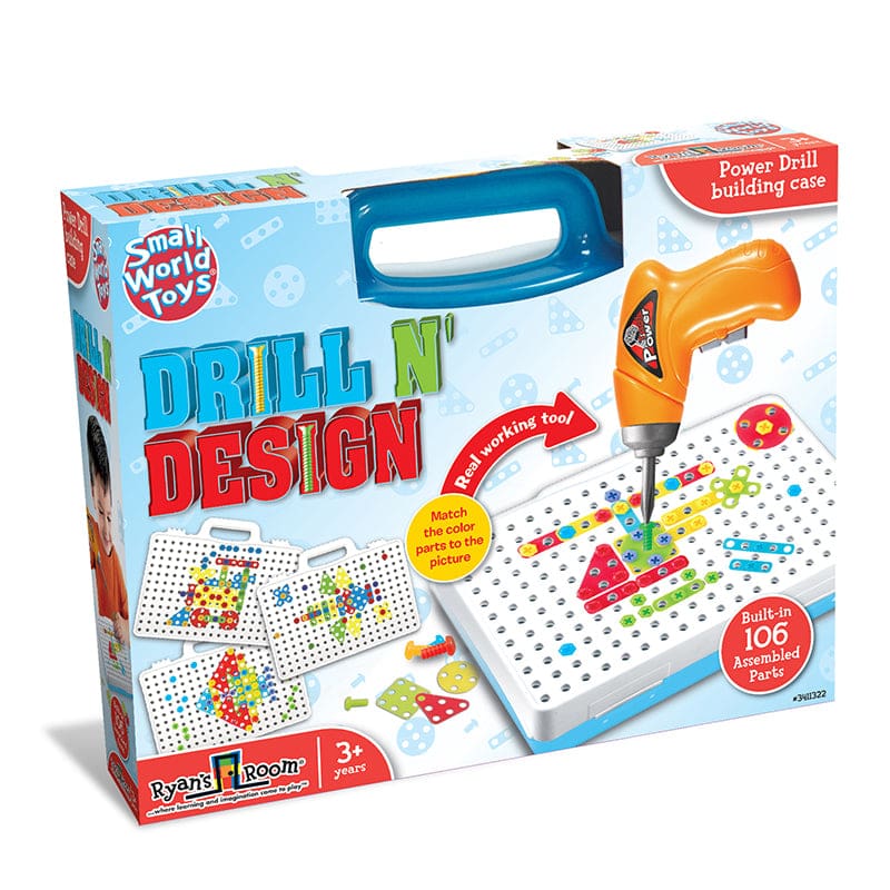Electric Drill Self Assembly Mosaic Building Case - Blocks & Construction Play - Small World Toys