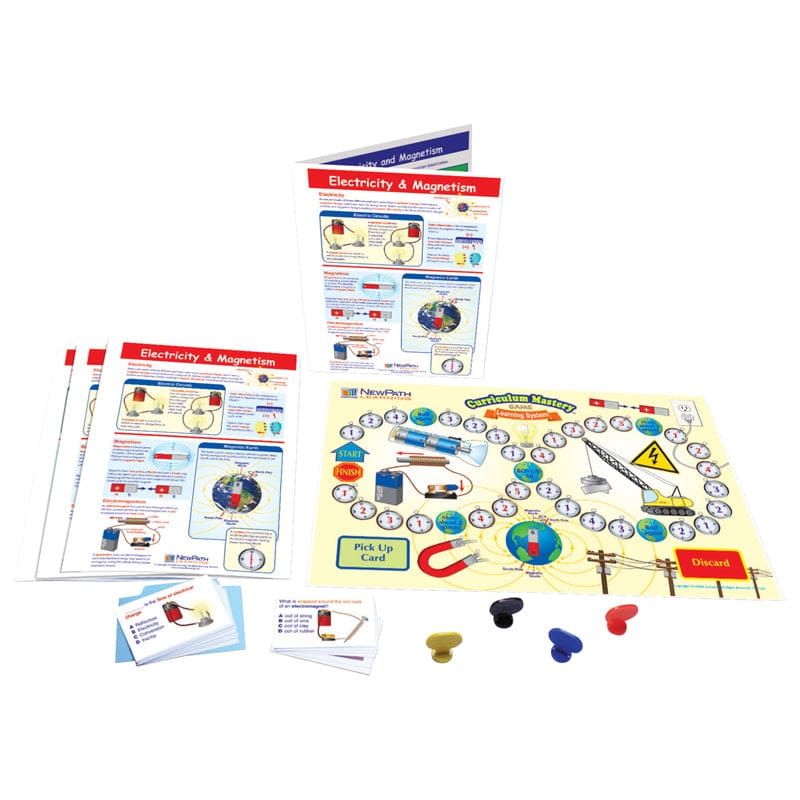 Electricity & Magnetism Learning Center Grades 3-5 - Magnetism - Newpath Learning