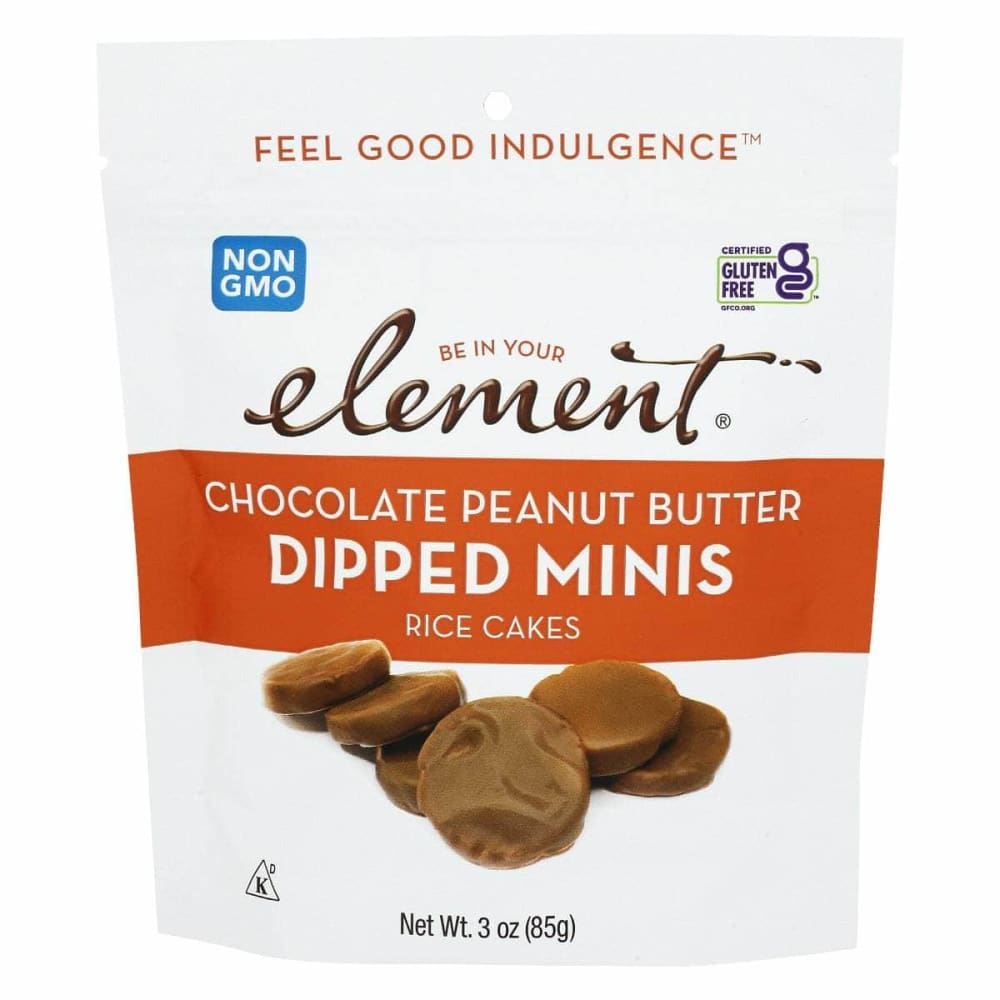 ELEMENT SNACKS Grocery > Refrigerated ELEMENT SNACKS: Chocolate Peanut Butter Fully Dipped Minis, 3 oz