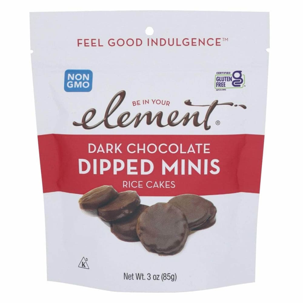 ELEMENT SNACKS Grocery > Refrigerated ELEMENT SNACKS: Dark Chocolate Fully Dipped Minis, 3 oz