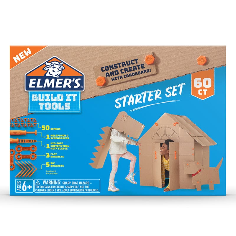 Elm Build It - Starter Set 60 Pc - Blocks & Construction Play - Sanford L.p.