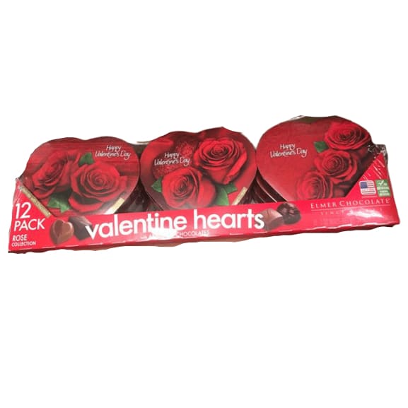 Elmer Chocolate in Heart Shaped Boxes For Valentine's Day, 2 oz (Pack of 12) - ShelHealth.Com