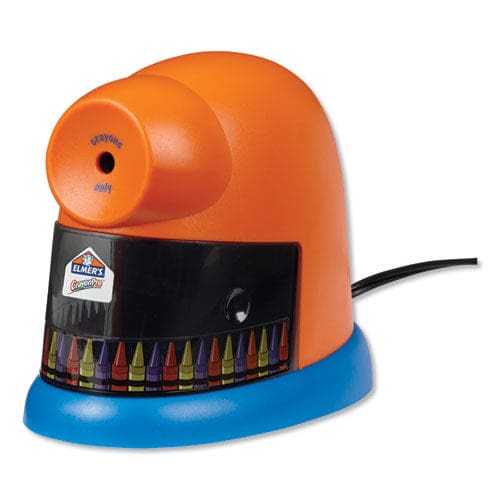Elmer’s Crayonpro Electric Sharpener School Version Ac-powered 5.63 X 8.75 X 7.13 Orange/blue - School Supplies - Elmer’s®