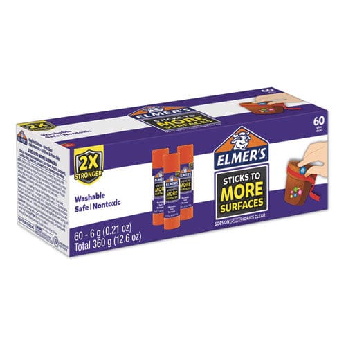 Elmer’s Extra-strength School Glue Sticks 0.21 Oz Dries Clear 60/pack - School Supplies - Elmer’s®