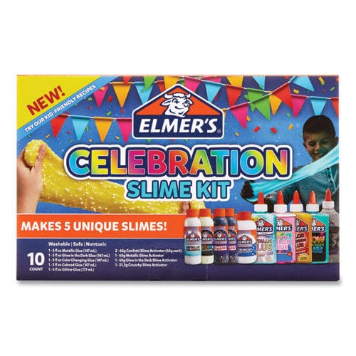 Elmer’s Slime Celebration Kit 36.97 Oz Assorted Colors - School Supplies - Elmer’s®