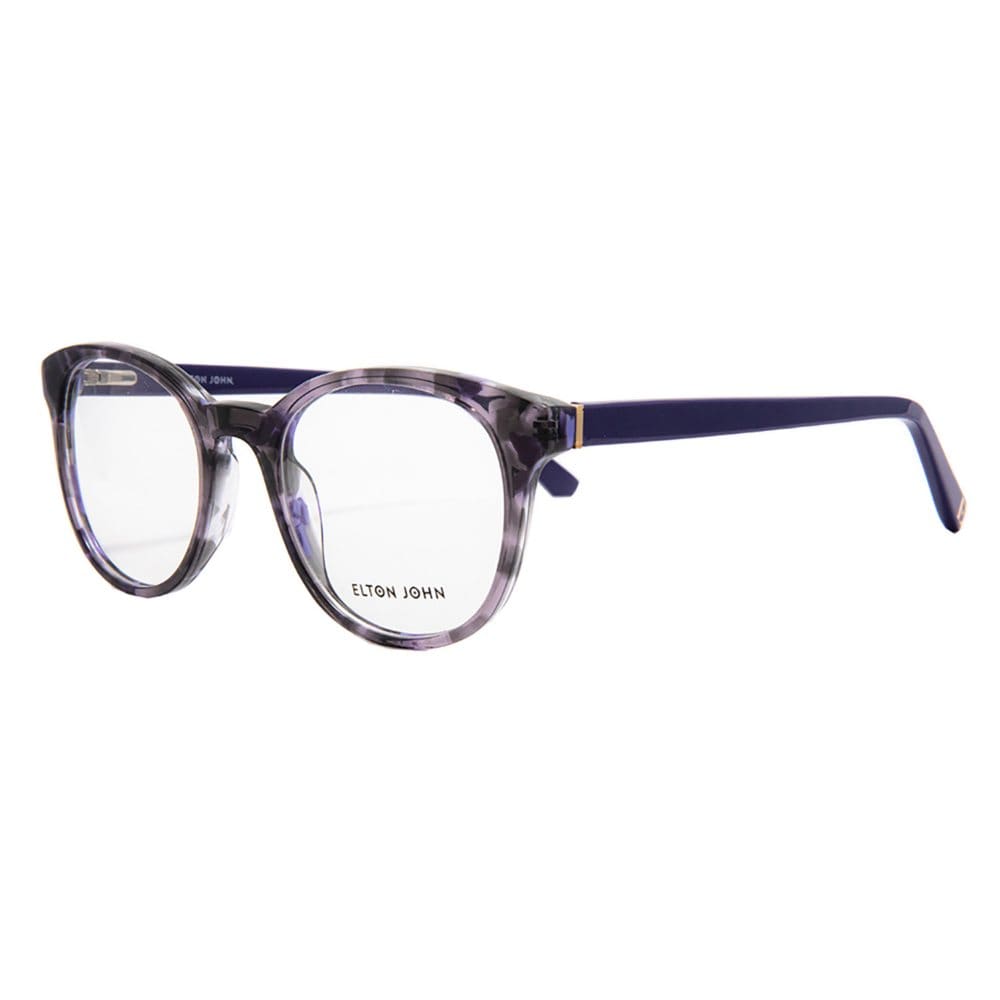 Elton John Eyewear Dwight Modified Oval Eyeglasses Formative Years Collection - Prescription Eyewear - Elton John
