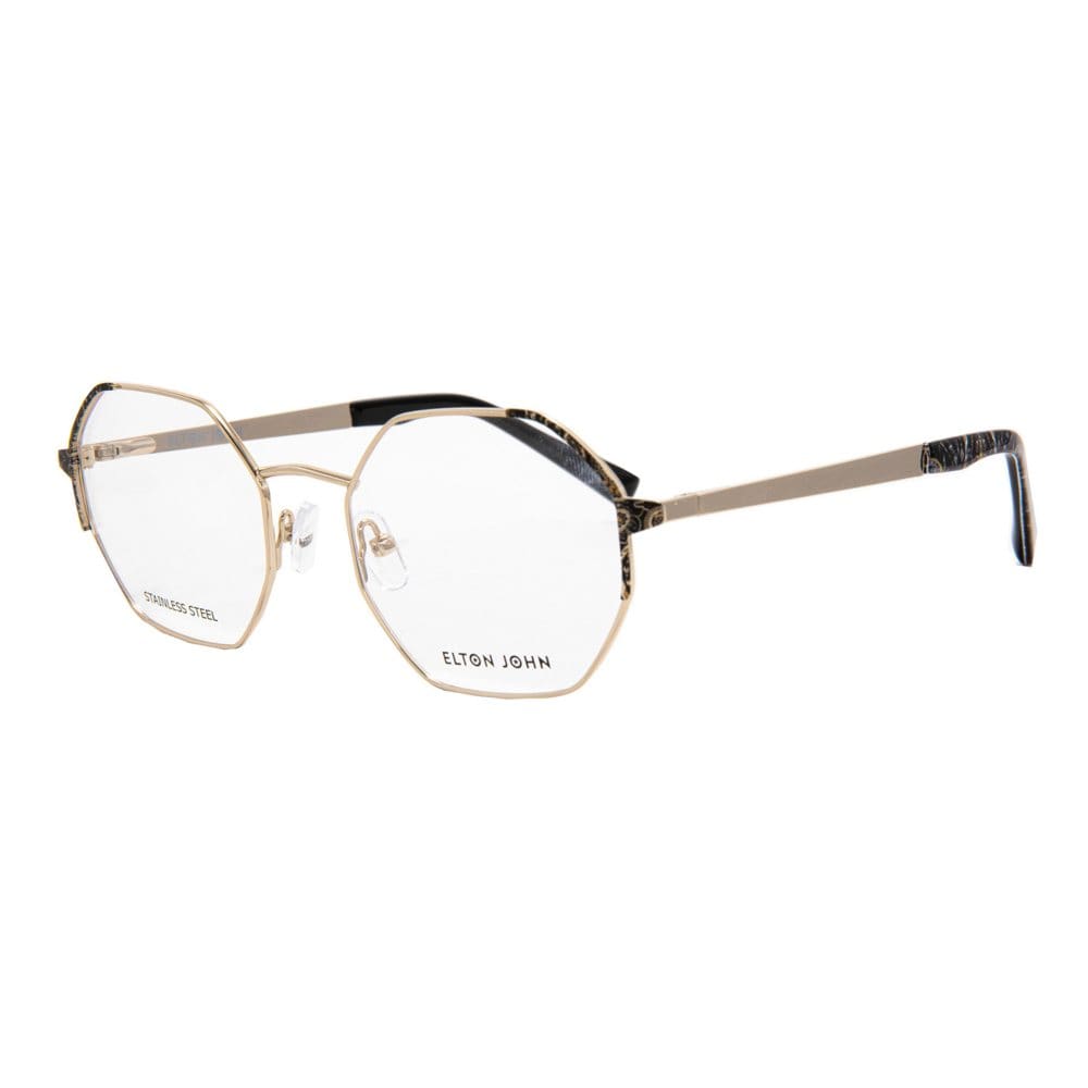 Elton John Eyewear Hipster Geometric Eyeglasses Session Musician Collection - Prescription Eyewear - Elton John