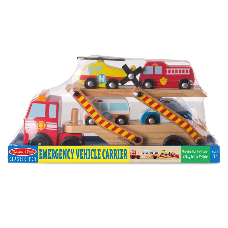 Emergency Vehicle Carrier - Vehicles - Melissa & Doug