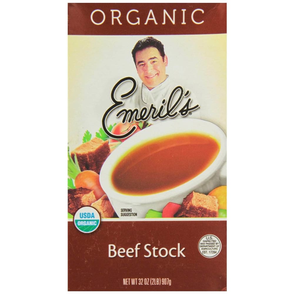 Emerils Emeril's Organic Beef Stock, 32 oz
