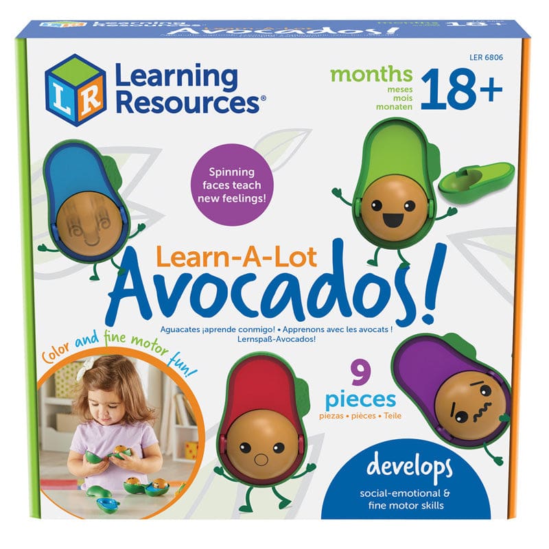 Emoji Avocados (Pack of 2) - Hands-On Activities - Learning Resources