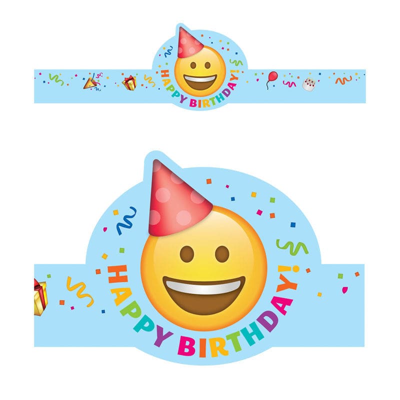 Emoji Fun Happy Birthday Crowns (Pack of 2) - Crowns - Creative Teaching Press