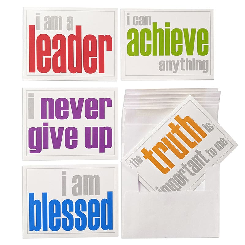 Encouragement Set Note Cards with Env 2 Ea Of 5 Titles (Pack of 6) - Postcards & Pads - Inspired Minds