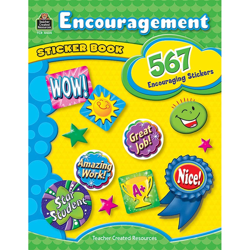 Encouragement Sticker Book (Pack of 2) - Stickers - Teacher Created Resources