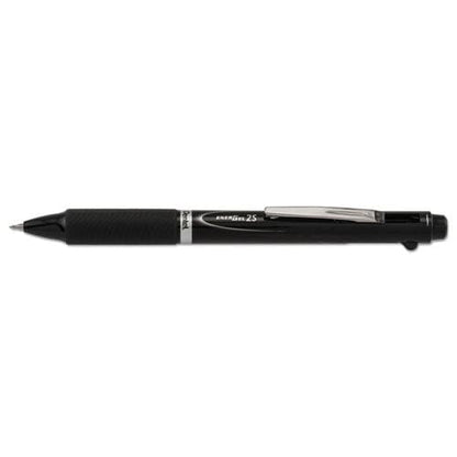 Energel 2s Multi-color Gel Pen/pencil Retractable Medium 0.5 Mm Black/red Ink Black Barrel - School Supplies - Pentel®