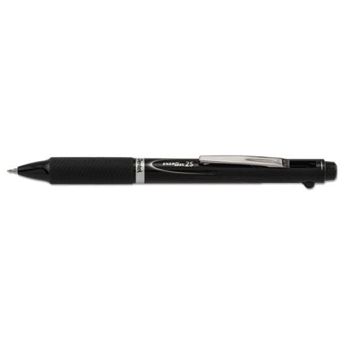 EnerGel Alloy Gel Pen, Retractable, Medium 0.7 mm, Black Ink, Gold Barrel