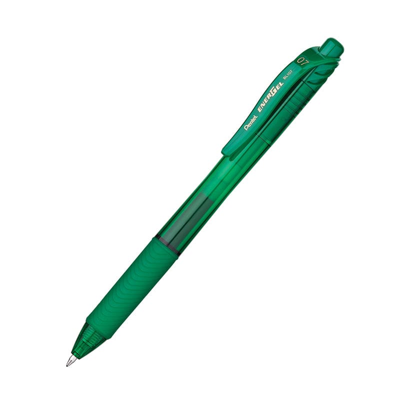 Energel X Green 0.7Mm Retractable Liquid Gel Pen (Pack of 12) - Pens - Pentel Of America