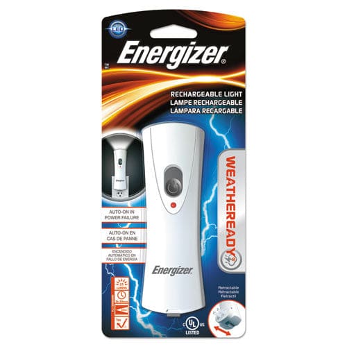 Energizer Weather Ready Led Flashlight 1 Nimh Rechargeable Battery (included) Silver/gray - Technology - Energizer®