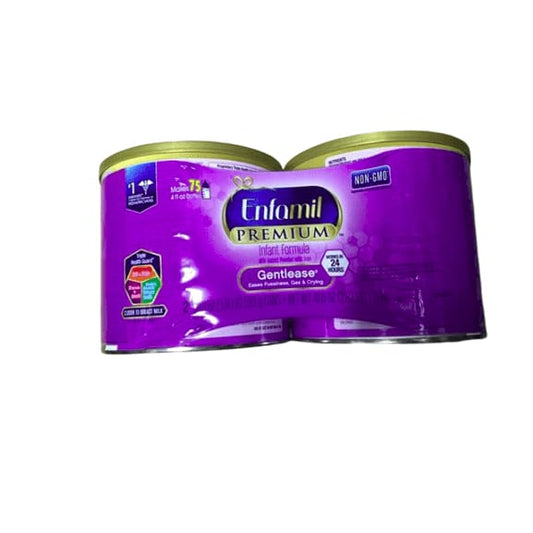 Enfamil PREMIUM Gentlease, Milk-Based Formula, for Fussiness, Gas, and Crying, Powder, 20.9 oz Tub (Pack of 2) - ShelHealth.Com