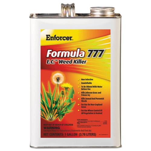 Enforcer Formula 777 E.c. Weed Killer Non-cropland 1 Gal Can 4/carton - Janitorial & Sanitation - Enforcer®