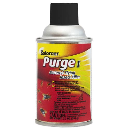 Enforcer Purge I Metered Flying Insect Killer 7.3 Oz Aerosol Spray Unscented 12/carton - Janitorial & Sanitation - Enforcer®