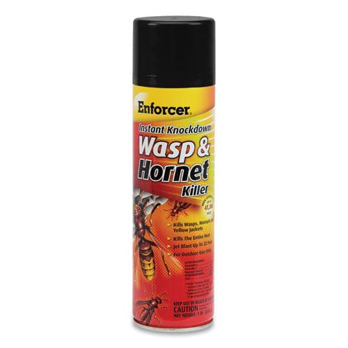 Enforcer Wasp And Hornet Killer 16 Oz Aerosol Spray 12/carton - Janitorial & Sanitation - Enforcer®