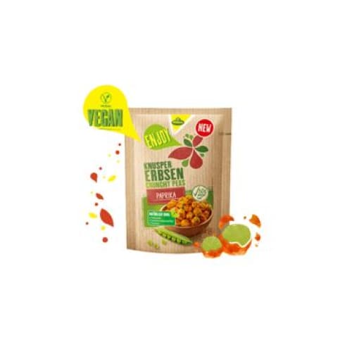 ENJOY Crunchy Paprika Flavor Peas 3.53 oz. (100 g.) - Kühne