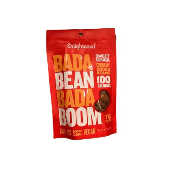 Enlightened Bada Bean Bada Boom Crunchy Broad Beans Sweet Sriracha, 4.5 oz - ShelHealth.Com
