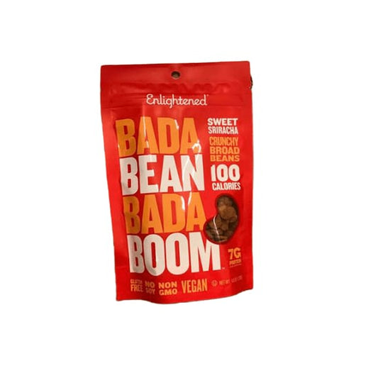 Enlightened Bada Bean Bada Boom Crunchy Broad Beans Sweet Sriracha, 4.5 oz - ShelHealth.Com