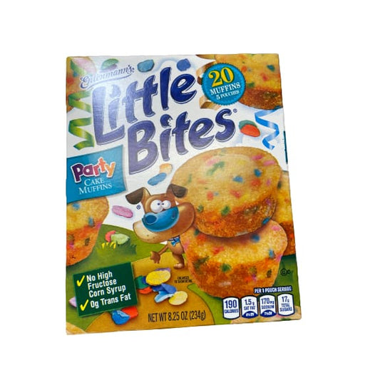 Entenmann's Entenmann's Little Bites Party Cake Mini Muffins, 5 pouches, 8.25 oz