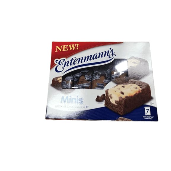 Entenmann's Mini Chocolate Chip Brownie Cakes 12.25 oz. - ShelHealth.Com