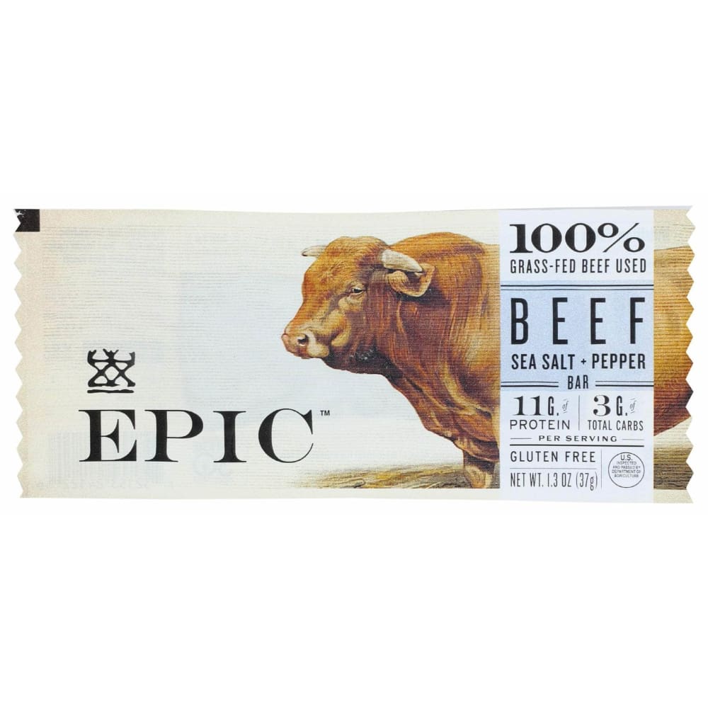 EPIC EPIC Beef Sea Salt Plus Pepper Bar, 1.3 oz