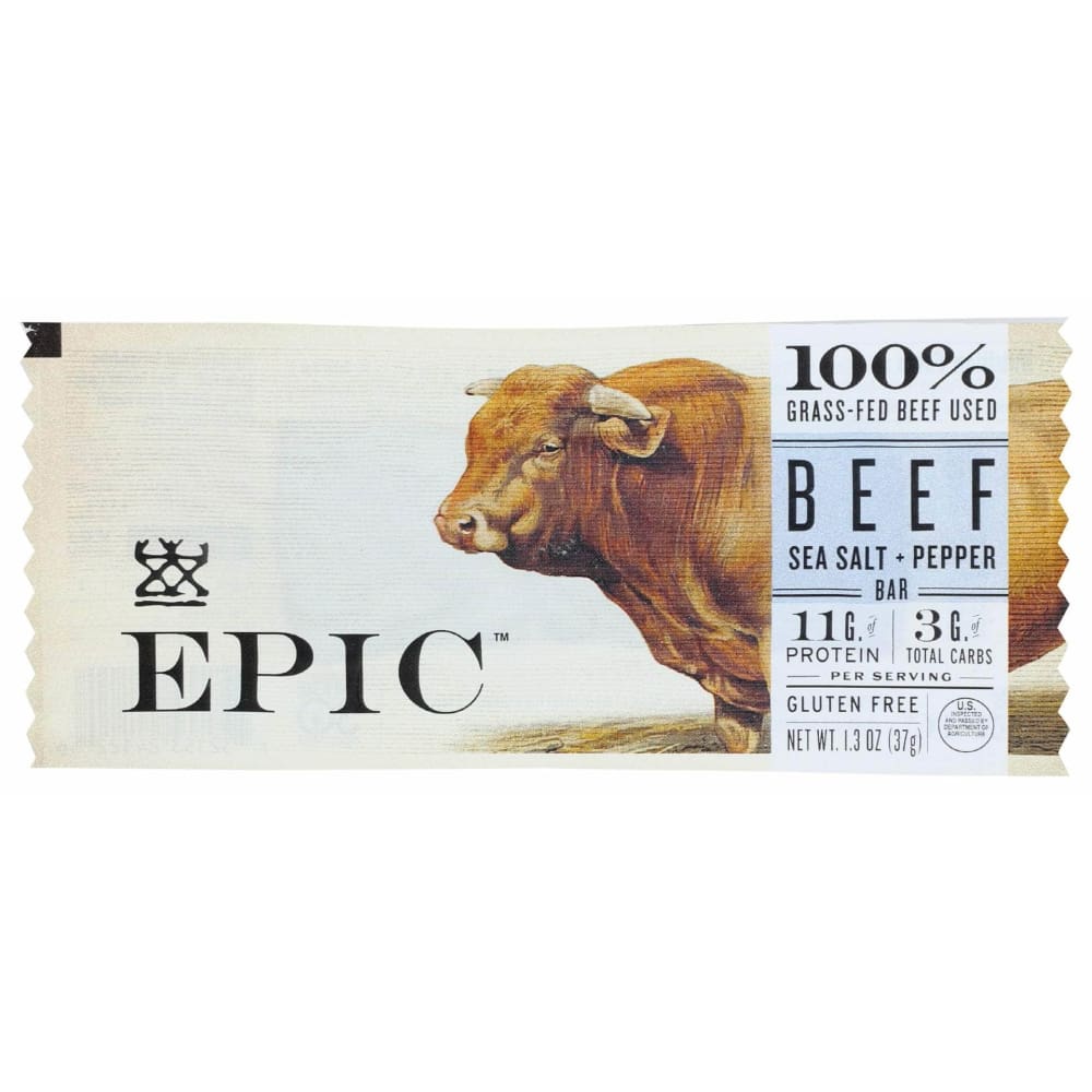 EPIC EPIC Beef Sea Salt Plus Pepper Bar, 1.3 oz