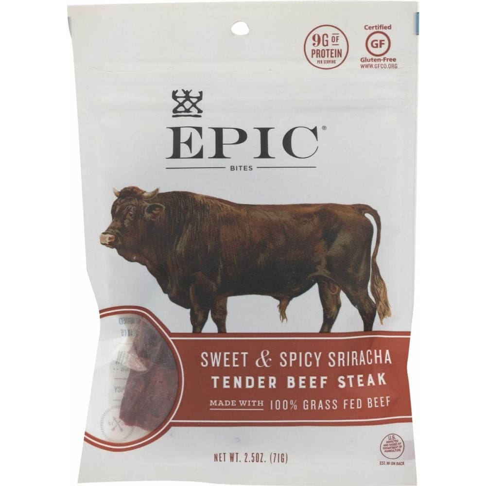 EPIC EPIC Sweet And Spicy Sriracha Beef Bites, 2.5 oz