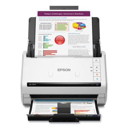 Epson Ds-770 Ii Color Duplex Document Scanner 600 Dpi Optical Resolution 100-sheet Duplex Auto Document Feeder - Technology - Epson®