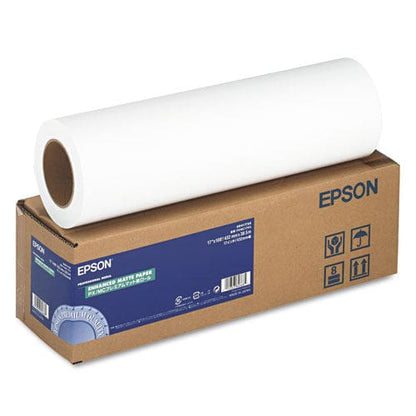 Epson Enhanced Photo Paper Roll 10 Mil 3 Core 17 X 100 Ft Matte Bright White - School Supplies - Epson®