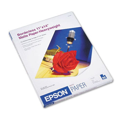 Epson Premium Matte Presentation Paper 9 Mil 11 X 14 Matte Bright White 50/pack - School Supplies - Epson®