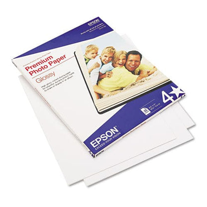 Epson Premium Photo Paper 10.4 Mil 8.5 X 11 High-gloss Bright White 25/pack - School Supplies - Epson®