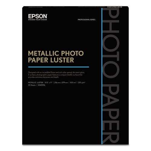Epson Professional Media Metallic Luster Photo Paper 5.5 Mil 13 X 19 White 25/pack - School Supplies - Epson®