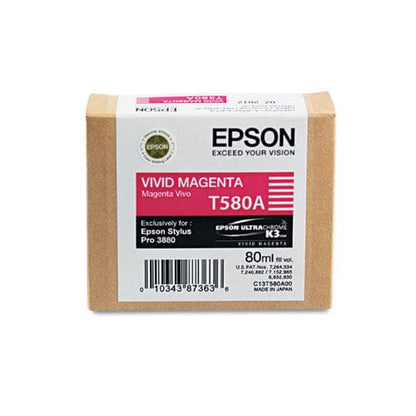 Epson T580a00 Ultrachrome K3 Ink Vivid Magenta - Technology - Epson®